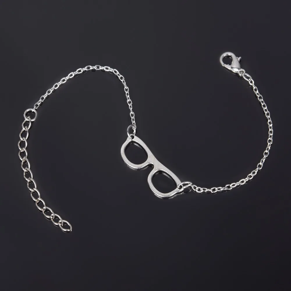 Серебряный браслет для женские клипсы с очками Европейский оригинальный