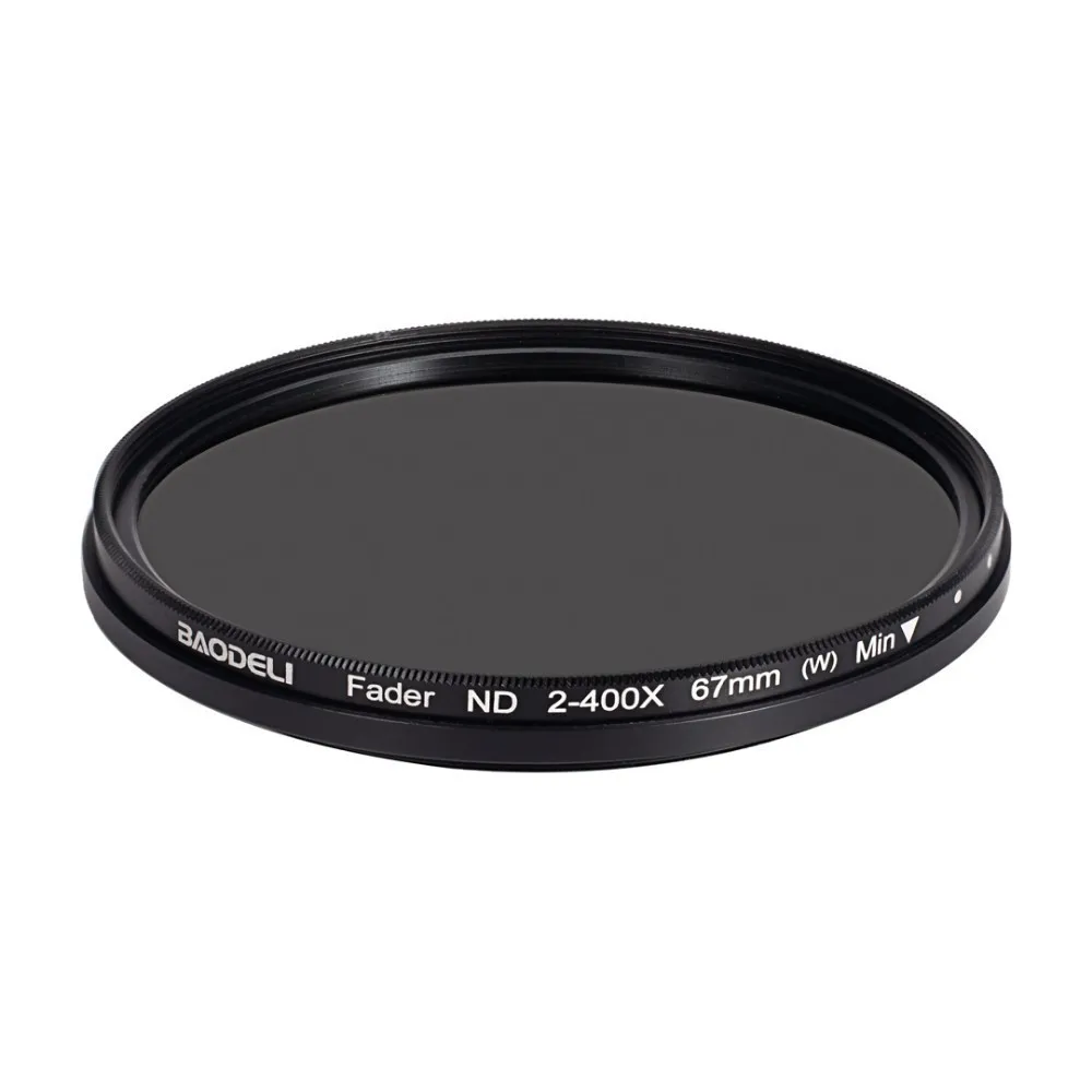 BAODELI нейтральной Nd фильтр 49 52 55 58 62 67 72 77мм 82 мм переменный для камеры Canon 500d m50 6d eos