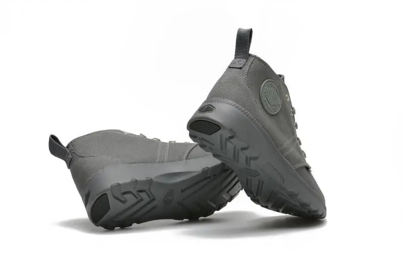 PALLADIUM Pampa/низкие ковбойские синие и Серые кроссовки на плоской подошве