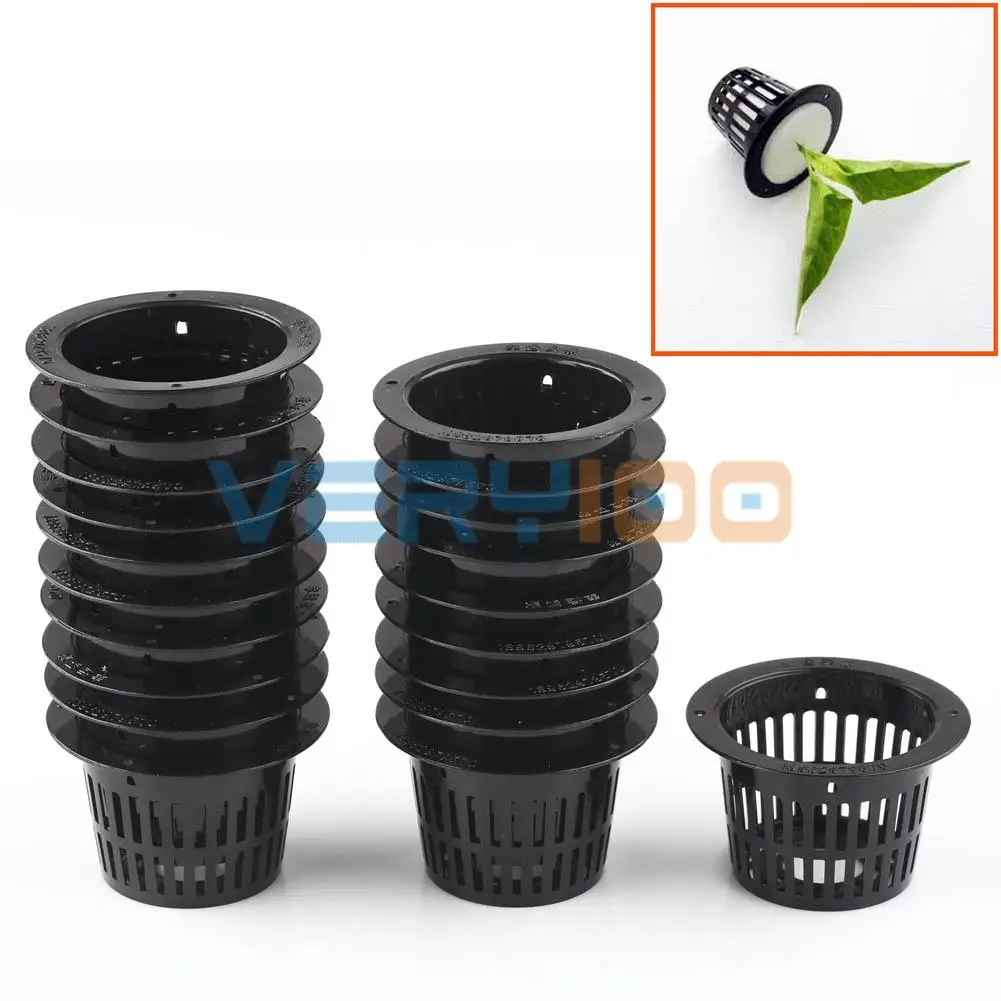 Партия сетчатый горшок чистая чашка корзина гидропоники аэропоники растение