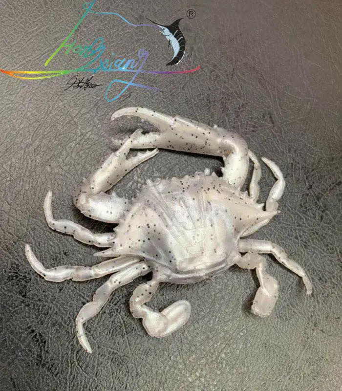 No hook XB Silicone Road Bait 3D Simulation Crab Bait With Hook Sea Fishing Bait Tackle#EW - Цвет: No hook XB