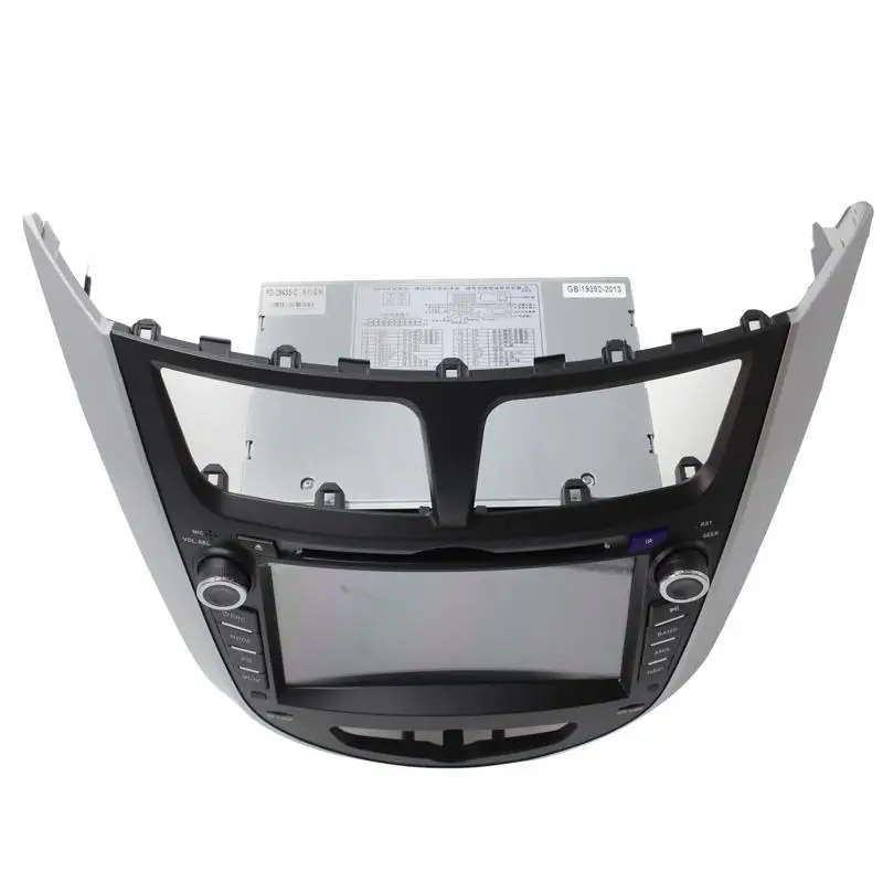 " автомобильный dvd-плеер с GPS(опционально), аудио Радио стерео, BT/TV, Автомобильный мультимедийный головной убор для Hyundai Verna Accent Solaris 2011 2012