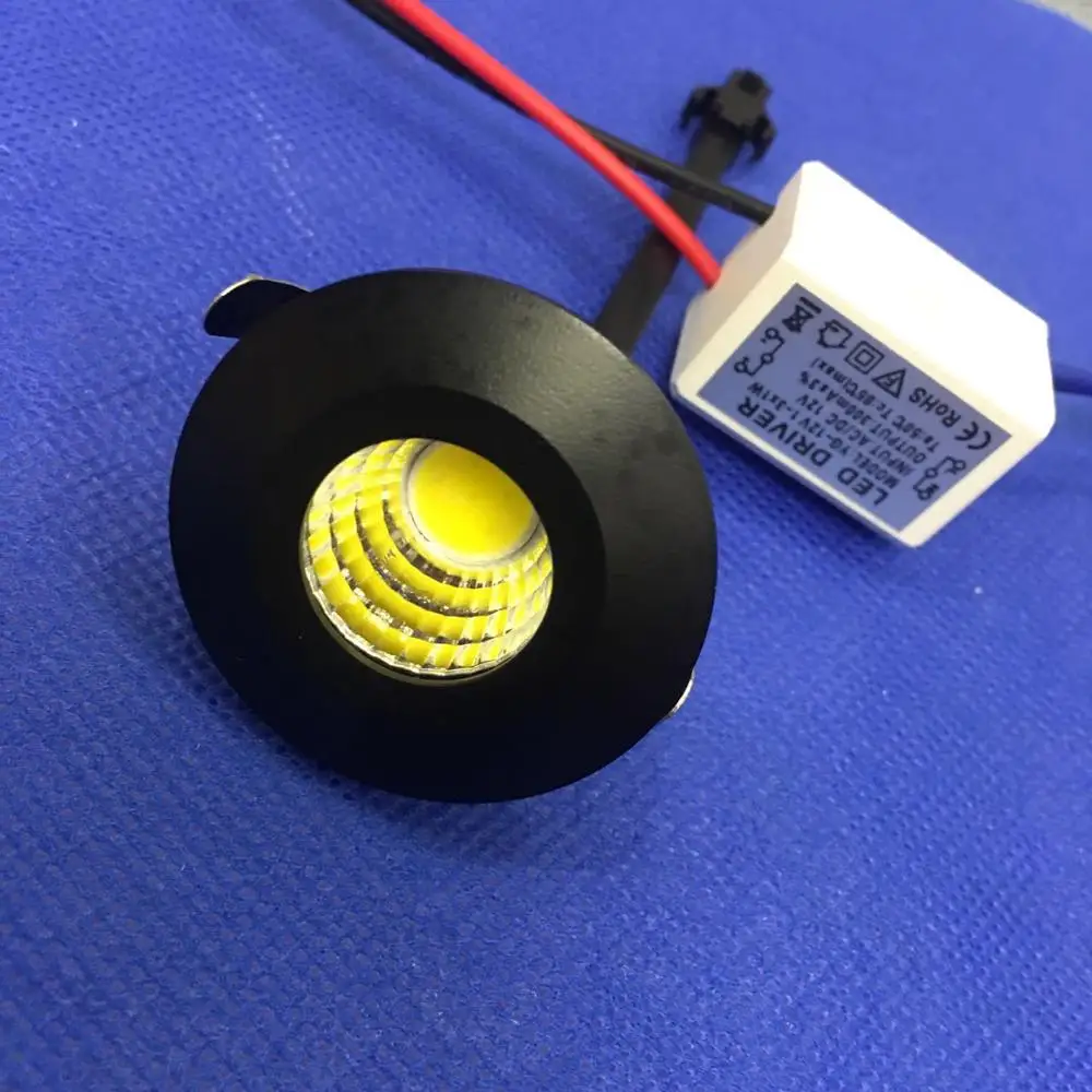AC85 277V 3 Вт серебро пятно света 20 штук с регулируемой высотой шаг Светодиодный