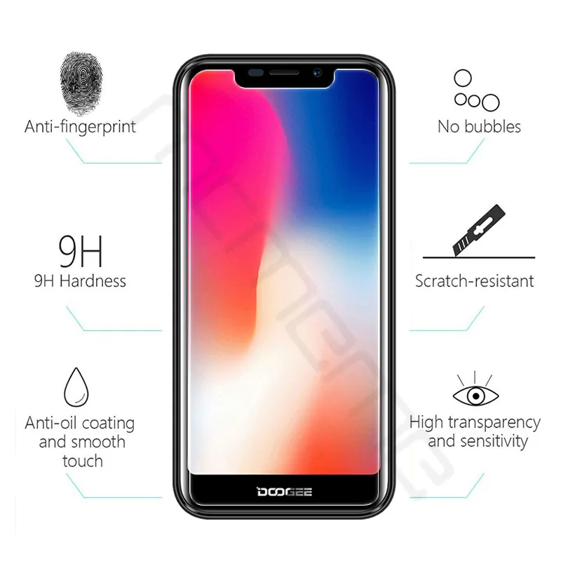 9H 2.5D Премиум Закаленное стекло Для Doogee X70 X80 HD прозрачное Защитное для X 70 Защитная