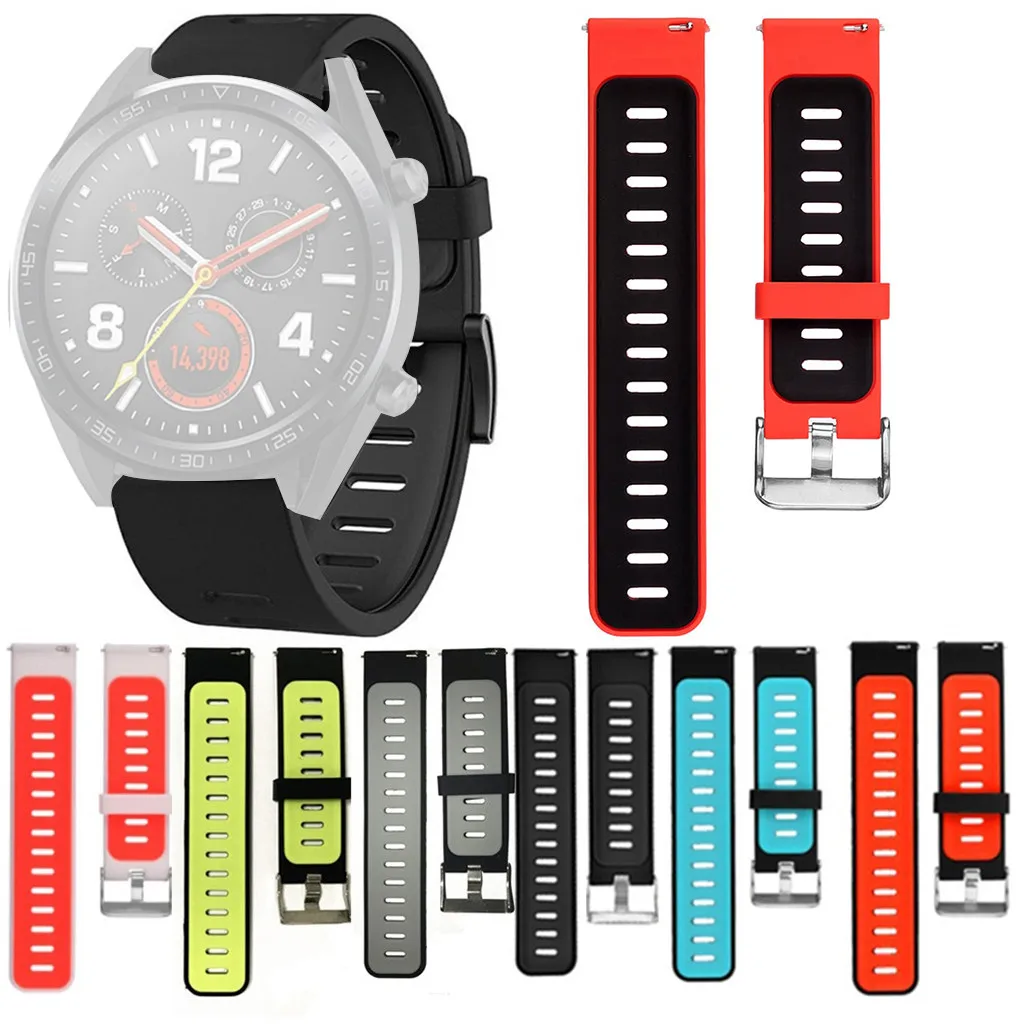 2019 Watchbands New Fashion Replacement Sport Silicone Watch Band Wrist Strap For Huawei GT Casual Men Women Belts | Наручные часы