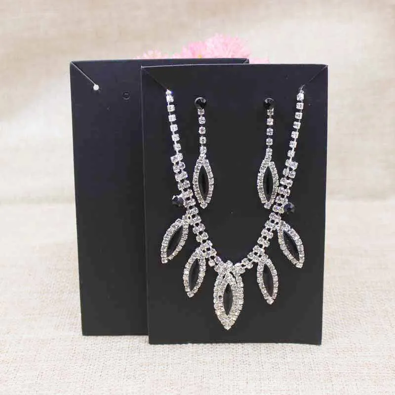 2017 большой набор украшений из крафтовой/черной бумаги карточка с большим