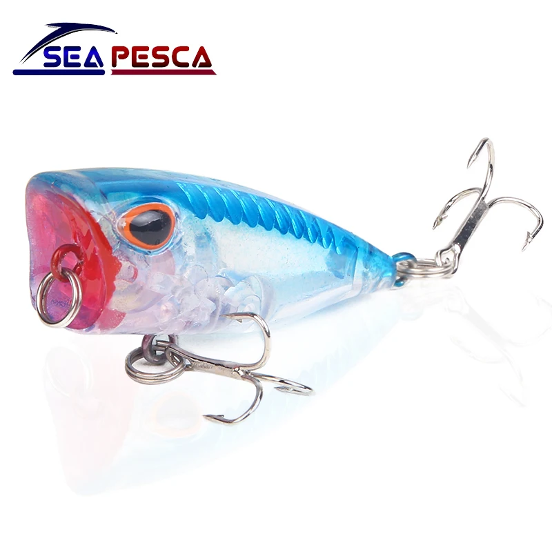 SEAPESCA Высококачественная Поппер рыболовная приманка 35 мм 3 г плавающая твердая