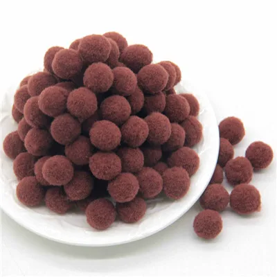 100 шт. 10/15/20/25 мм Мини пышная Нижняя Pom Poms помпонами ручной работы для детей игрушки свадебные Рождественский Декор DIY товары для шитья и рукоделия