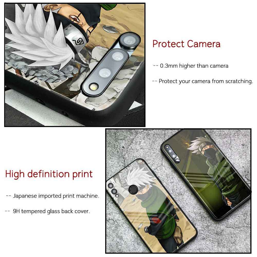 FinderCase для Huawei P10 чехол Наруто Какаси из закаленного стекла Mate 9 10 Pro P20 Honor V9 V10 Play Nova