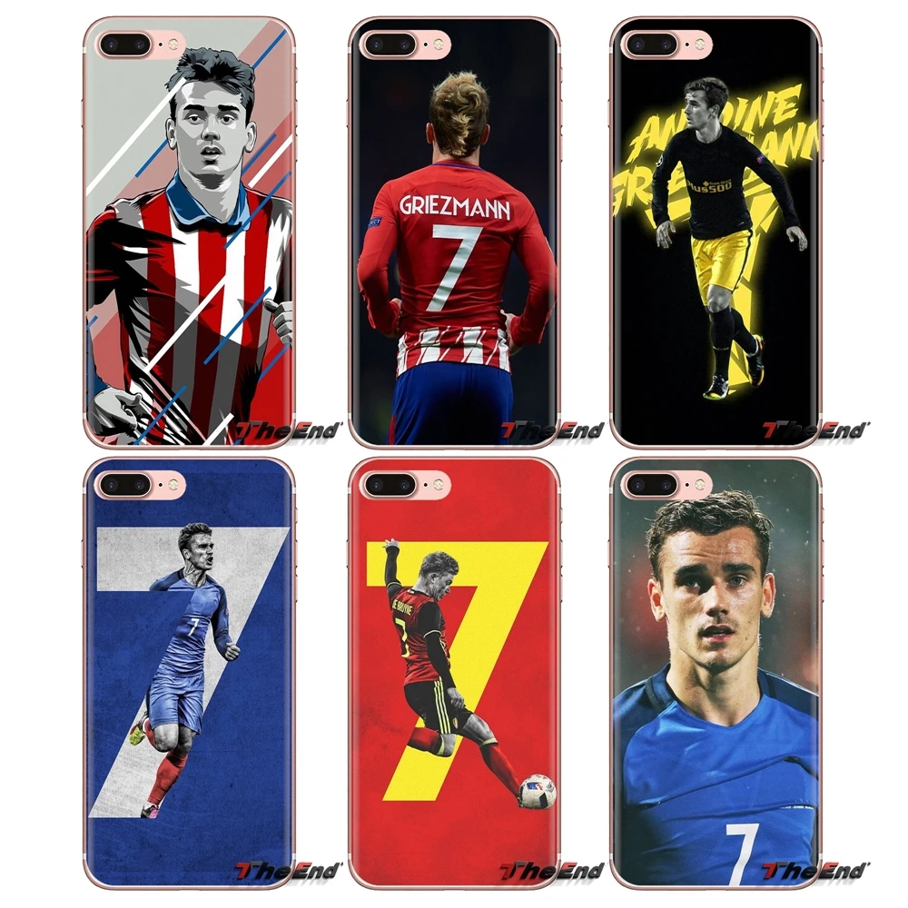 Прозрачные мягкие чехлы для Xiaomi Redmi 4A S2 Note 3 3S 4 4X 5 Plus 6 7 6A Pro Pocophone F1 footballer Antoine Griezmann |