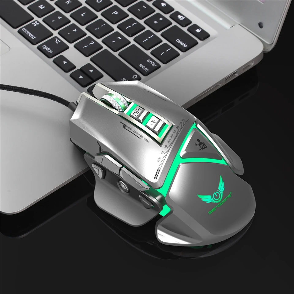 Профессиональная игровая мышь 3200 DPI 1 5 м USB Настольная Gamer Macro Definition 4 уровня