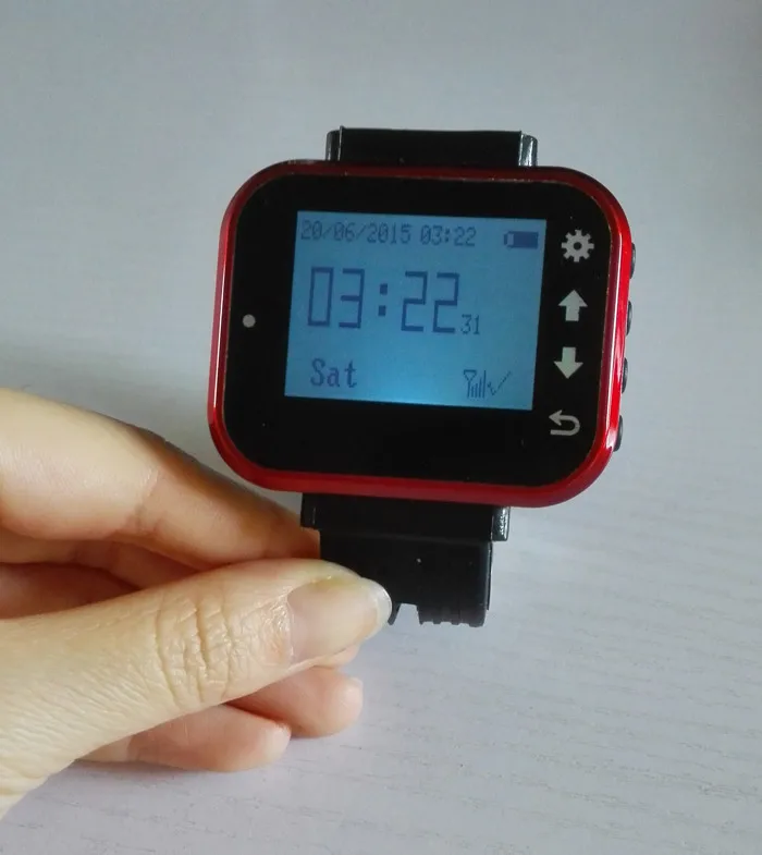 Беспроводная настольная система вызова для кофейни. Паба 3 запястья пейджер