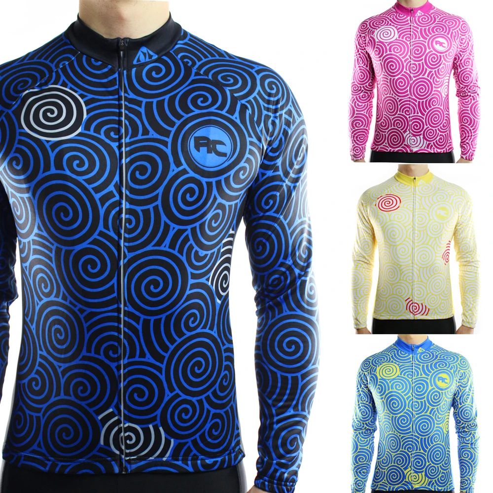 Велосипедная трикотажная зимняя длинная велосипедная термофлисовая одежда для