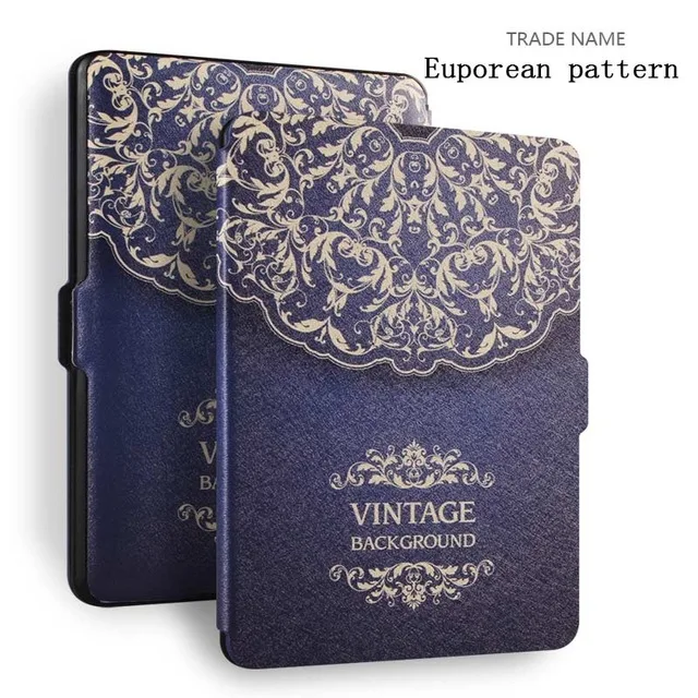 Для Amazon kindle paperwhite 1 2 3 Ультратонкий чехол для Paperwhite 16 6-го поколения Электронная книга окрашенная Обложка читалка funda - Цвет: Черный