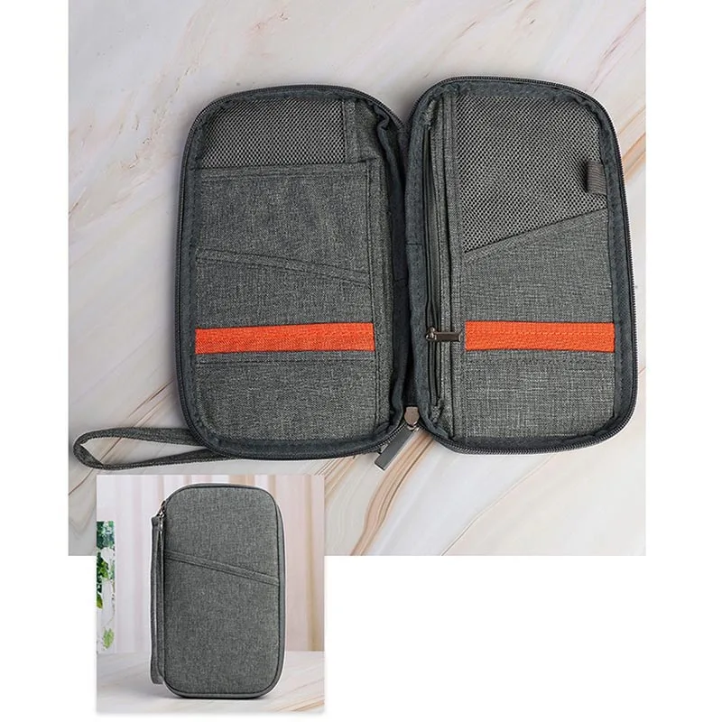 1 Pcs Ticket Passport Credit Card ID Document Organizer Holder Bag Purse Travel Pouch Case LXX9 | Багаж и сумки
