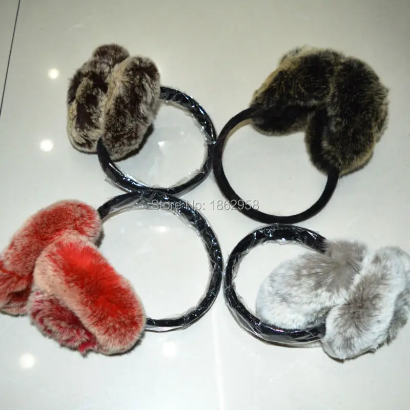 Бесплатная доставка аксессуары для рождества милые наушники с кроликом Рекс |