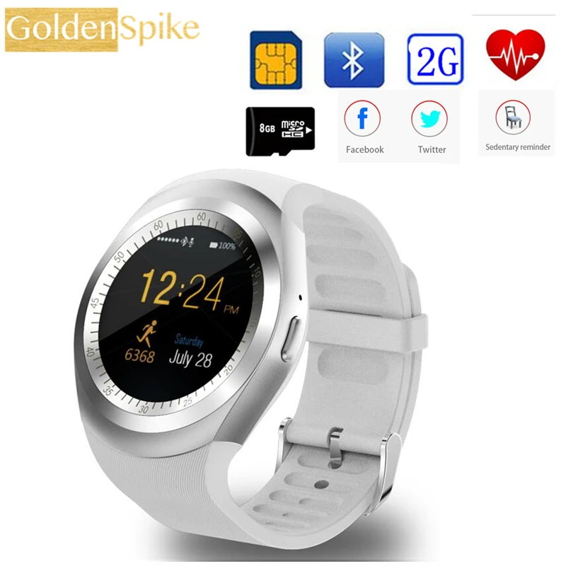 2018 лучшие T1 носимых Фитнес трекер Bluetooth Смарт часы телефон Smartwatch для Для мужчин