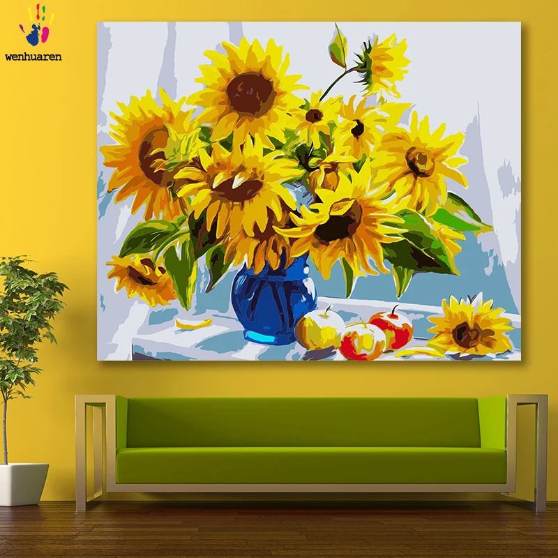 DIY картинки для раскраски по номерам в различных расцветках с применением