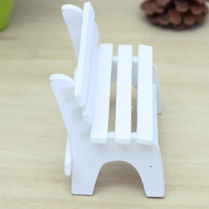 1 шт. мини белый стул скамейка маленький подарок DIY ремесло орнамент для вечеринки