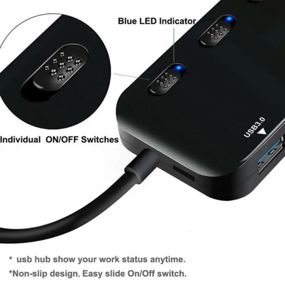 4 порта USB C HUB 3 0 Type c|USB-хабы| |