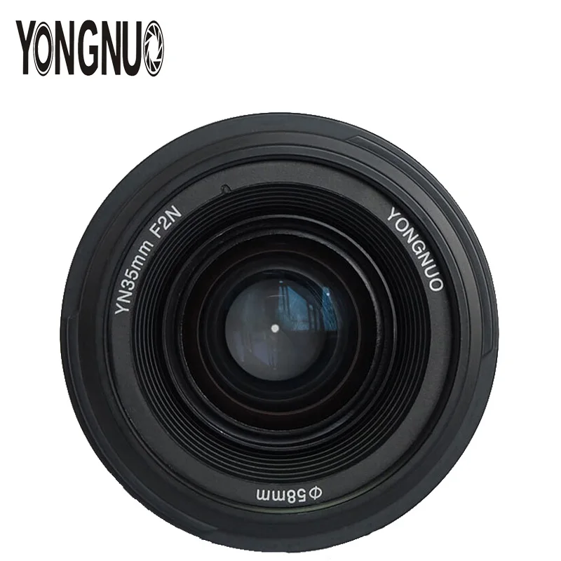 Объектив YONGNUO YN35mm 35 мм F2 объектив 1:2 AF/MF широкоугольный с фиксированным/Прайм