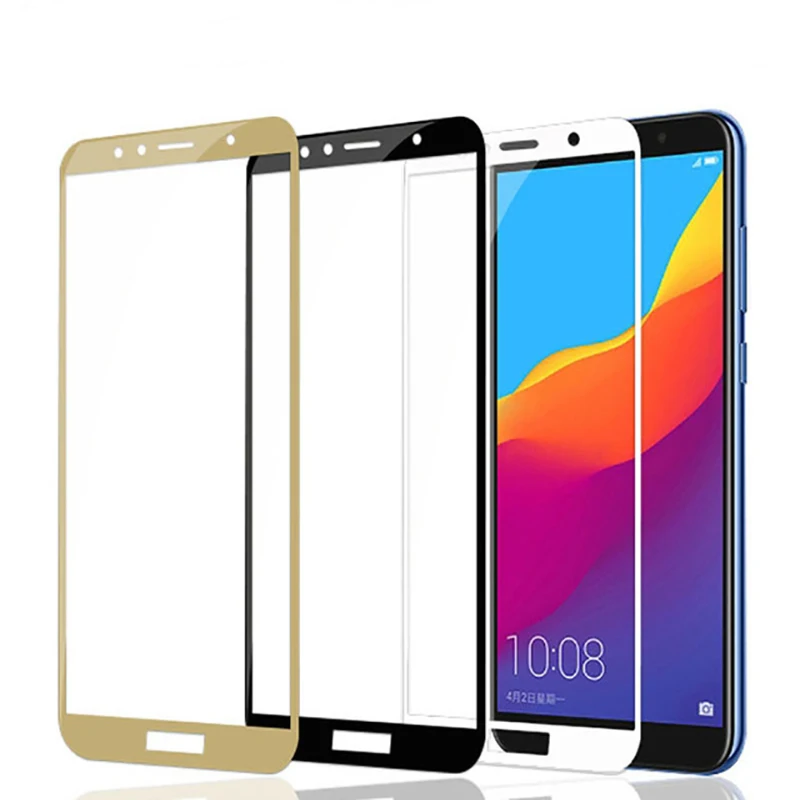 Закаленное стекло для huawei hono 7X X7 9h полное покрытие экрана протектор для huawei honor 7A 7C 7 X A C защитная пленка