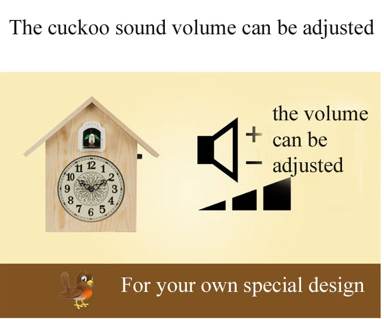Cuckoo часы из цельного дерева Cuckoo настенные часы с птицей простые часы для гостиной Креативные Часы для спальни Cuckoo