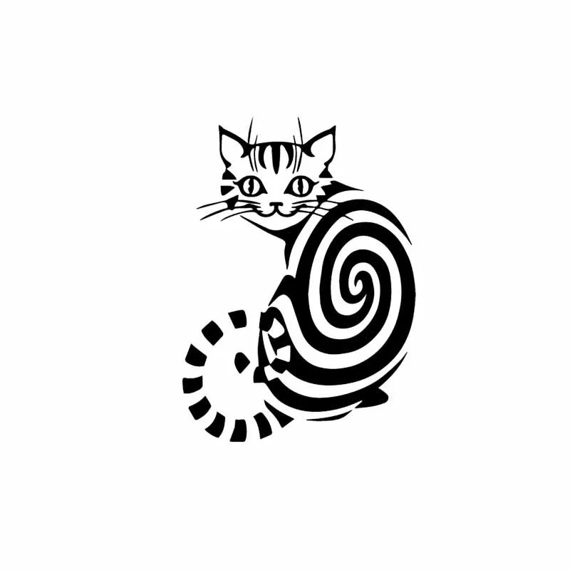 YOJA 18X25CM наклейки для унитаза из мультфильма Чеширского Кота или животных детей от