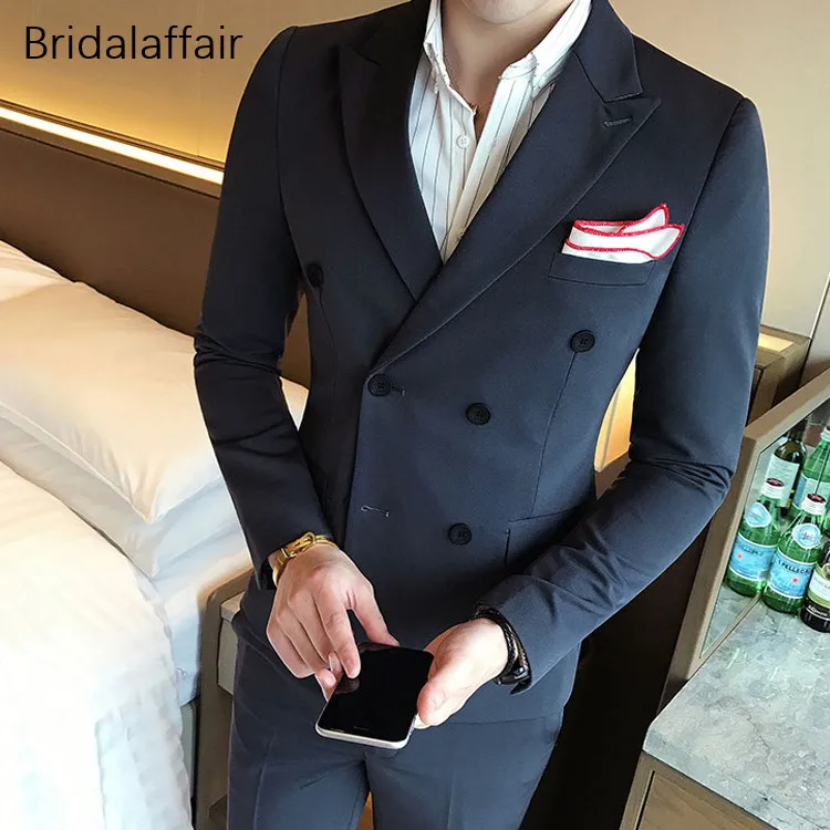 Wonderful Latest Coat Pant Designs Red Men Suit Slim Fit 3Pcs Tuxedo Groom Wedding Suits Custom Made Blazer Terno Masculino 2018 | Мужская
