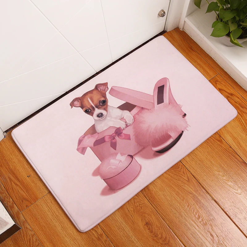 2017 мультяшный стиль коврики с изображением кошек нескользящий напольный коврик