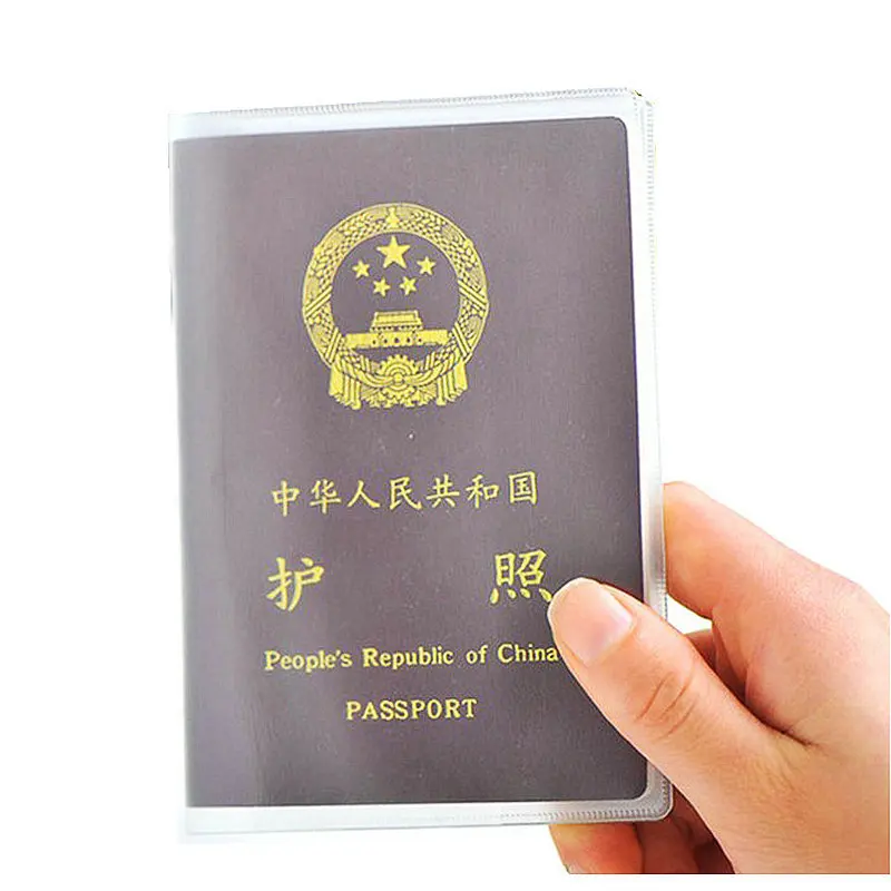 Обложка на паспорт ПВХ Прозрачная для паспорта прозрачный водонепроницаемый