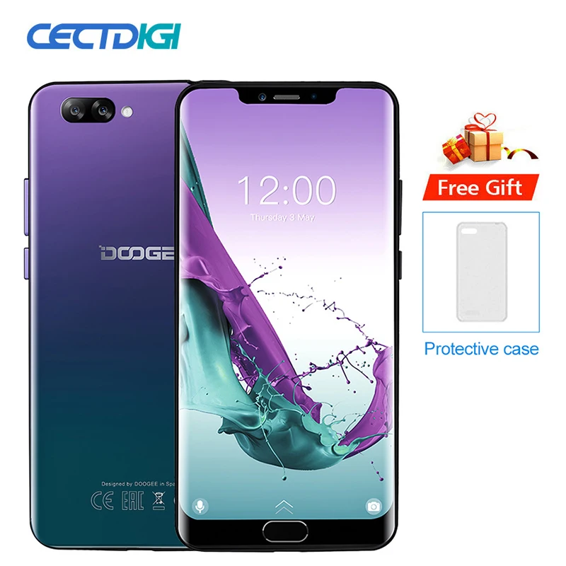 DOOGEE Y7 Plus смартфон на Android 8 1 процессор MTK6757 восемь ядер экран 6 18 дюйма ГБ + 64