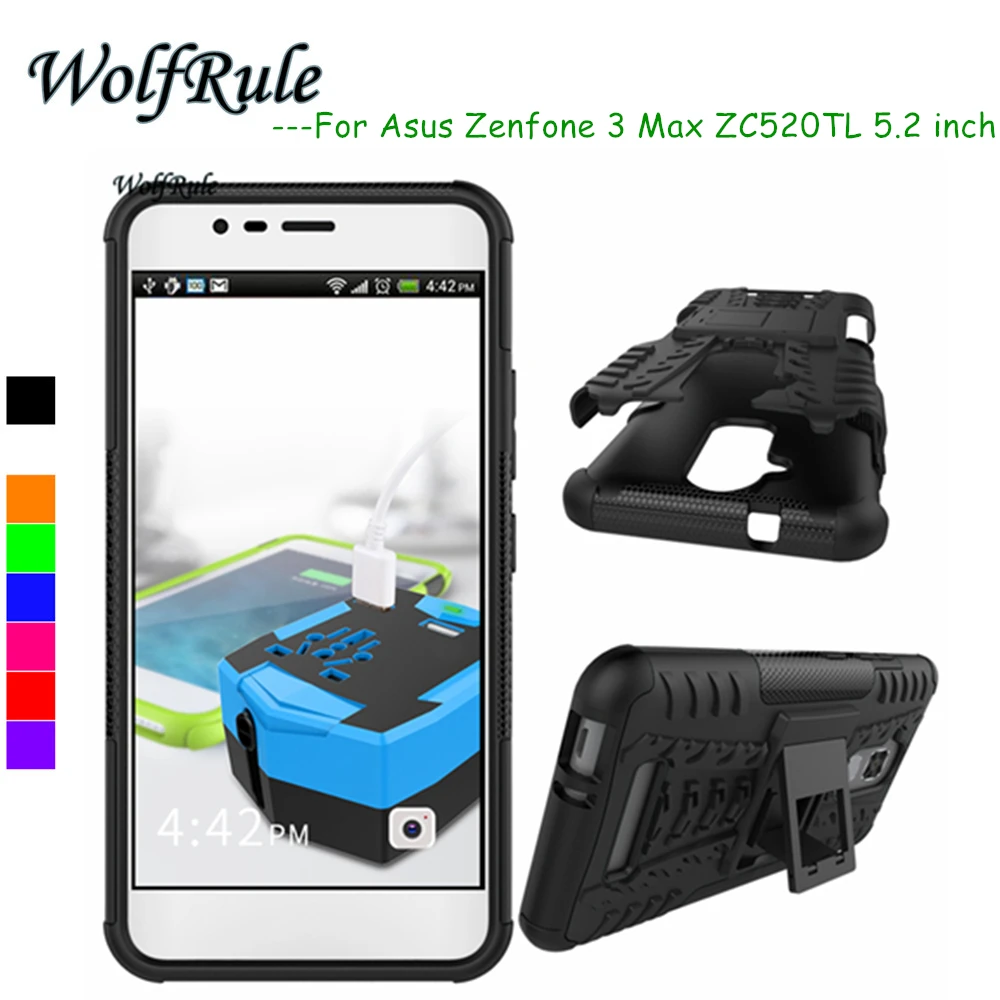 Чехол для телефона Asus Zenfone 3 Max ZC520TL противоударный силиконовый + пластиковый чехол