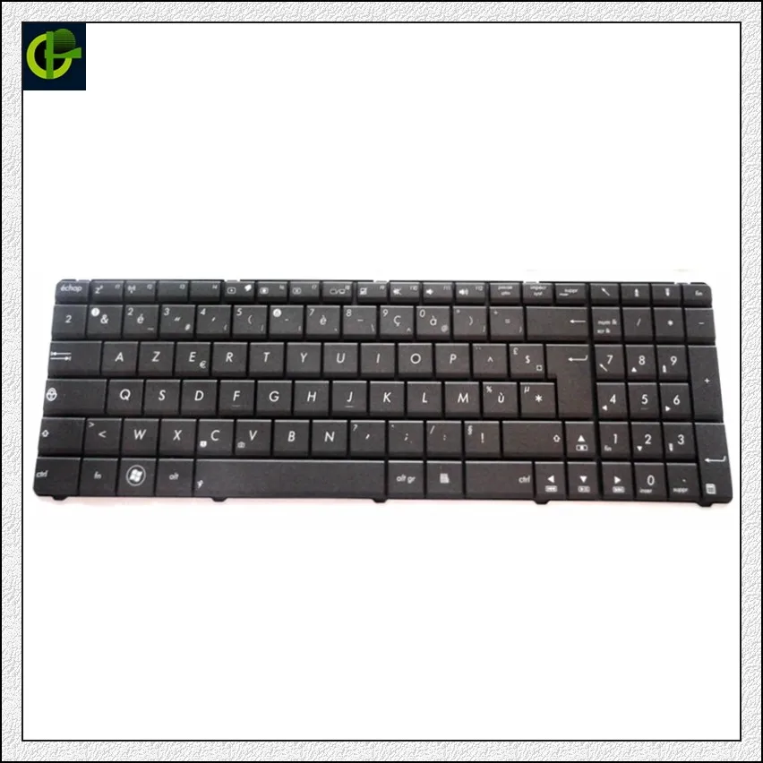 

French AZERTY Keyboard For Asus a53sc a53sd a53sj A53SM K73SJ K73SM K73SV X72J X72JK X72JR X72JT X72JU P55VA M5MS Black FR