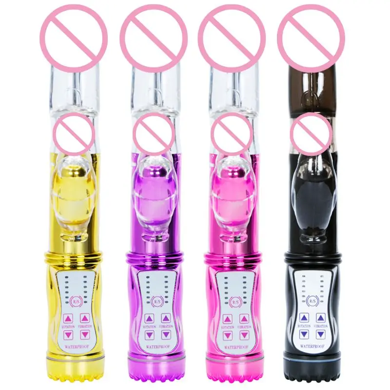 Двойной мотор Вибрирующая Массажная палочка мощный женский Телескопический