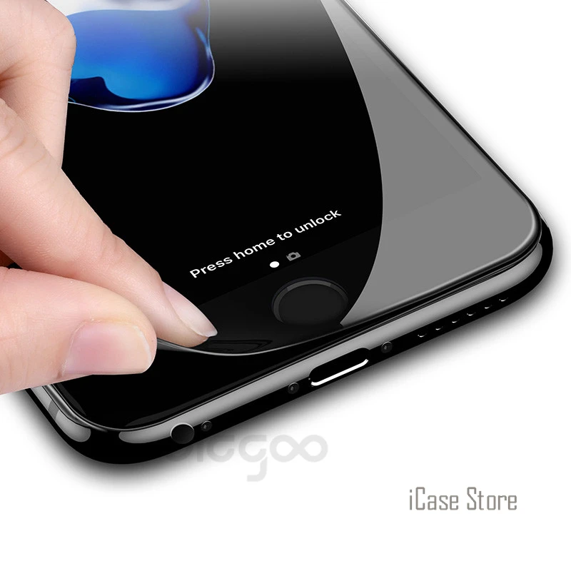 3D мягкий край Полное покрытие закаленное стекло для iPhone 7 6 S плюс протектор экрана
