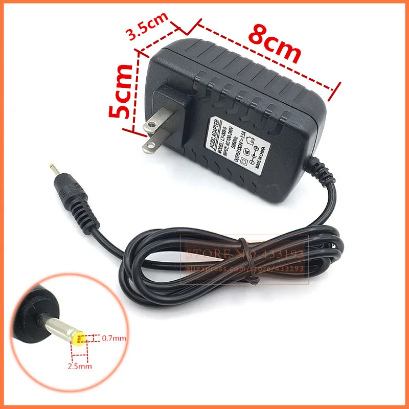 Новинка 9V 2.5A настенное домашнее зарядное устройство US вилка для PiPo M2 M3 M6 Pro M8 3G