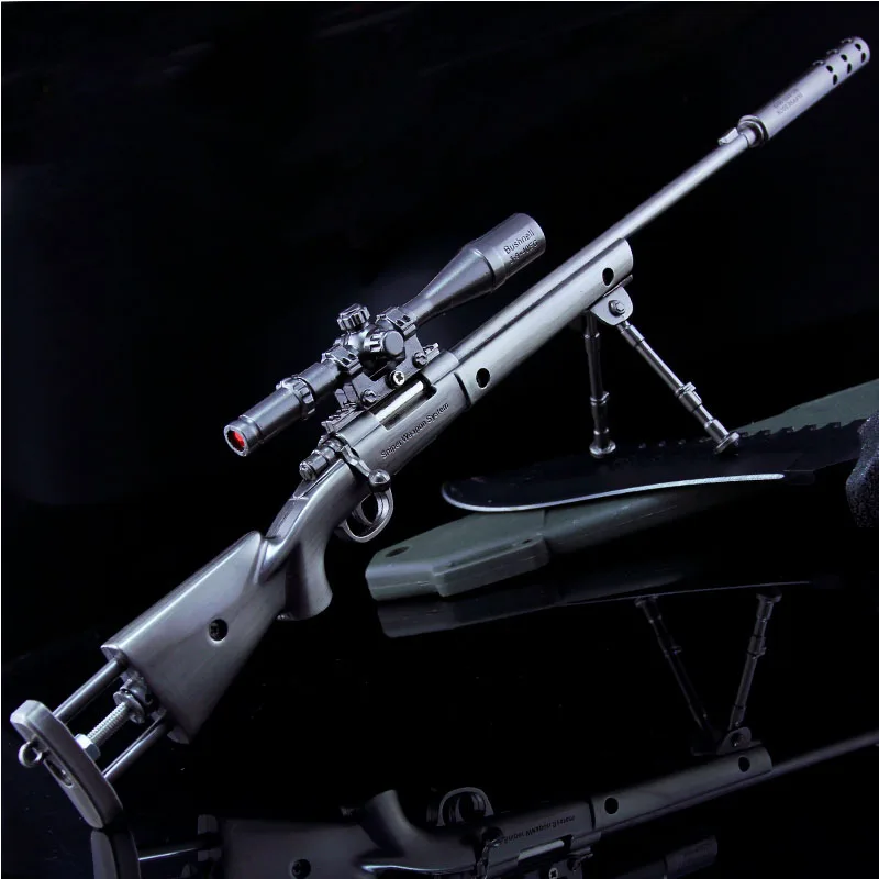 1 шт. AWM модель пистолеты мини литья под давлением PUBG металлический пистолет