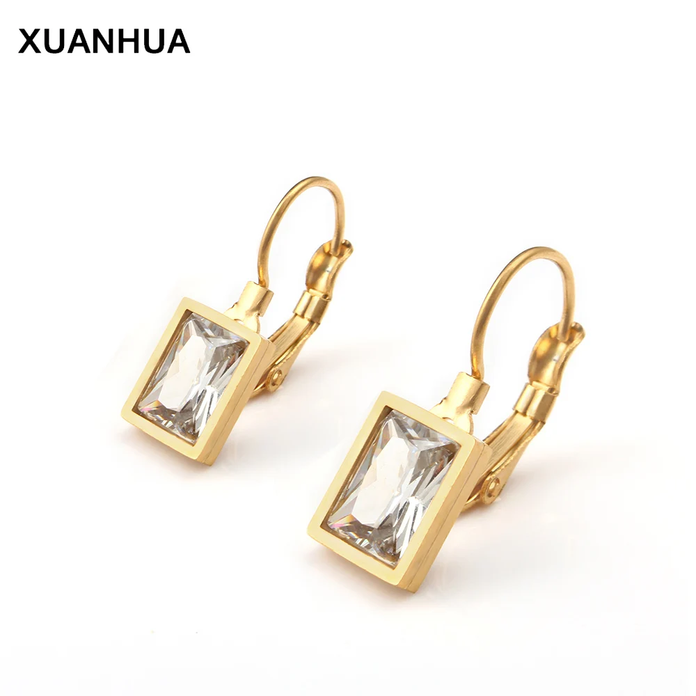 Модные трендовые серьги XUANHUA из титановой нержавеющей стали женские модные