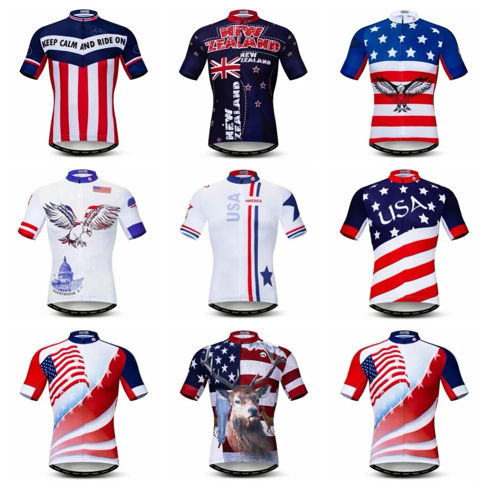 США 2019 Велоспорт Джерси мужские горные ранние MTB велосипедные рубашки дорожные