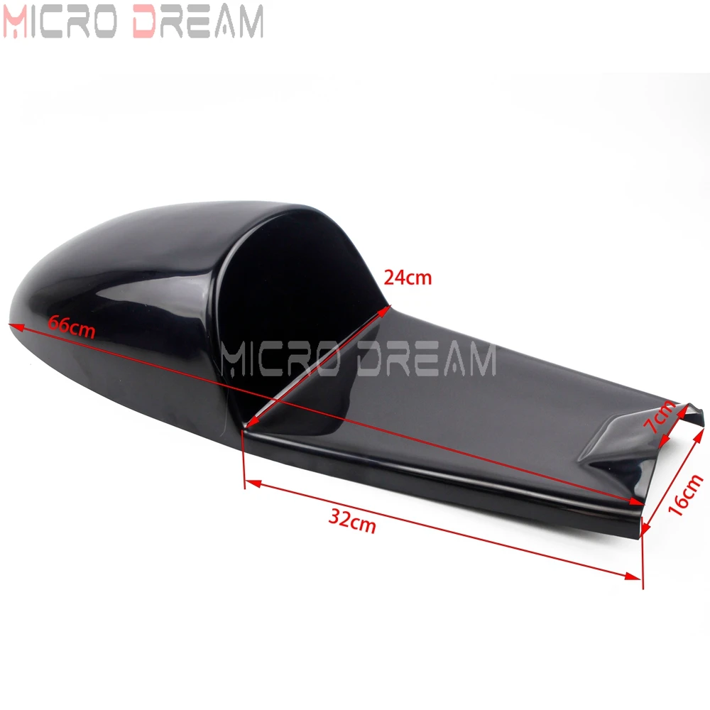 Черная универсальная подставка для каскадного сидения Cafe Racer Humpback Kawasaki Yamaha V-twin 920