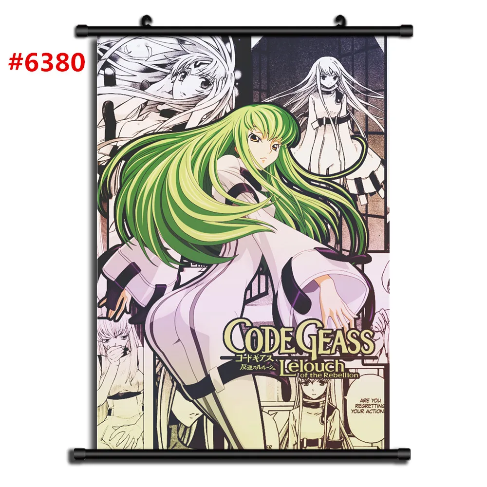 6380 Код GEASS Аниме Манга настенный плакат свиток домашнее украшение Стены Искусства - Цвет: 6380