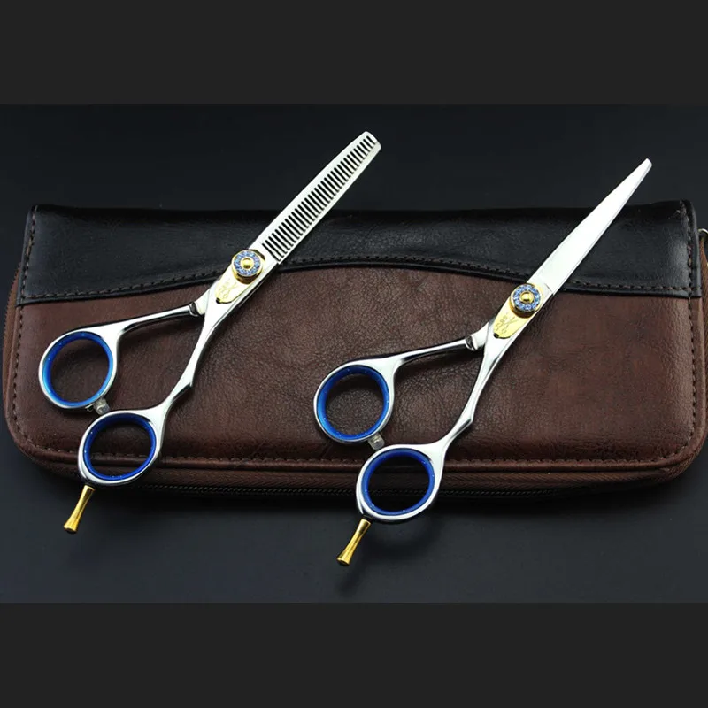 Новые 6 дюймовые ножницы для волос серебряные стрижки профессиональные Tesoura