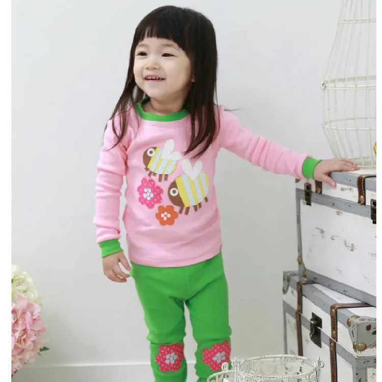 HOT SELL New 2018 Children Clothes Kids Pyjamas Baby classic Pajamas Boys Girls 100% Cotton Pijamas Sleepwear homewear | Детская одежда