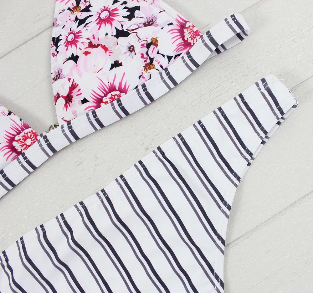 Floylyn 2017 хит сексуальное бикини с цветочным принтом женский купальник купальный