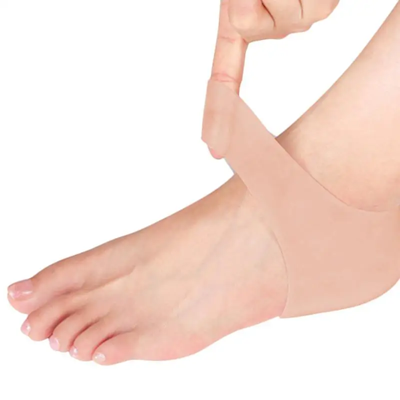 HobbyLane1 Pair Medical Grade Silicone Gel Heel Sleeves for Dry Cracked with Protective Cushioning and Plantar Pain Relief | Красота и