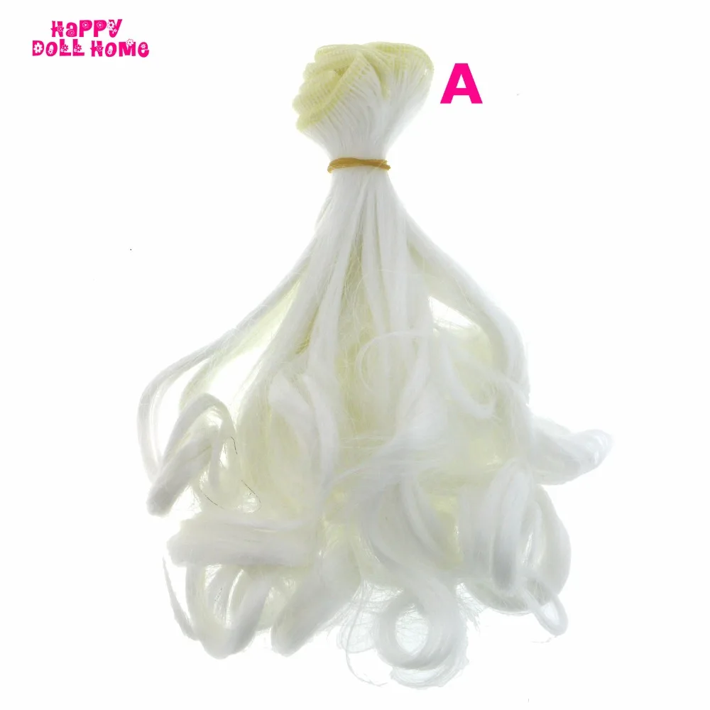 15*100 см DIY кукольные парики вьющиеся волосы стрижка для Blythe SD BJD 1/3 1/4 1/6 аксессуары