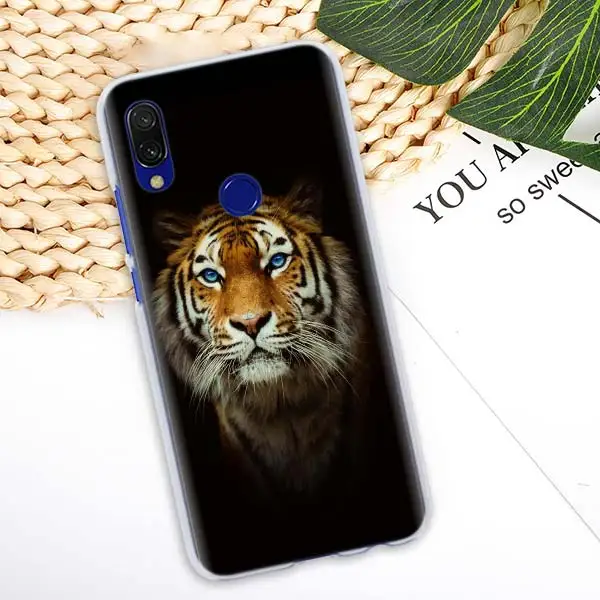 01 Большой лев тигр Животные чехол для Xiaomi Redmi Note 7 Pro 7 6 5 плюс 5A 6A 4X S2 GO Pocophone F1 Футляр для телефона - Цвет: 01