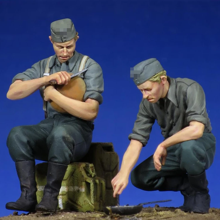 1/35 солдат в состоянии покоя Вторая мировая война смола модели GK военной тематики