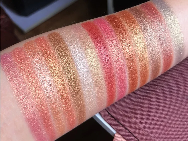 Shimmer Matte 42 Цвета Палитра теней для век блестящая водостойкая металлическая палитра для макияжа Палитра для пигментов теплая косметика